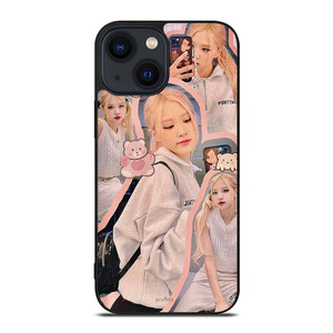 ROSE BLACKPINK CUTE COLLAGE iPhone 14 Plus Case ROSE BLACKPINK CUTE COLLAGE iPhone 14 Plus Case