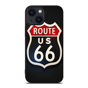 ROUTE 66 STREET US LOGO CARBON iPhone 14 Plus Case