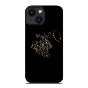 ROYAL ENFIELD KEY CHAN BLACK LOGO iPhone 14 Plus Case ROYAL ENFIELD KEY CHAN BLACK LOGO iPhone 14 Plus Case