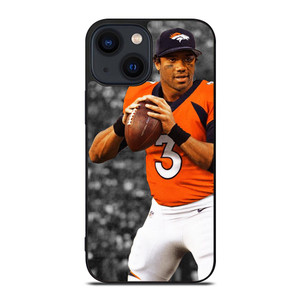 RUSSEL WILSON DENVER BRONCOS NFL iPhone 14 Plus Case RUSSEL WILSON DENVER BRONCOS NFL iPhone 14 Plus Case