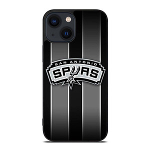 SAN ANTONIO SPURS NBA STRIPE LOGO iPhone 14 Plus Case SAN ANTONIO SPURS NBA STRIPE LOGO iPhone 14 Plus Case