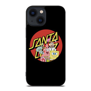 SANTA CRUZ SKATEBOARD X SPONGEBOB iPhone 14 Plus Case SANTA CRUZ SKATEBOARD X SPONGEBOB iPhone 14 Plus Case