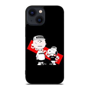 SNOOPY BROWN COOL SHIRT iPhone 14 Plus Case