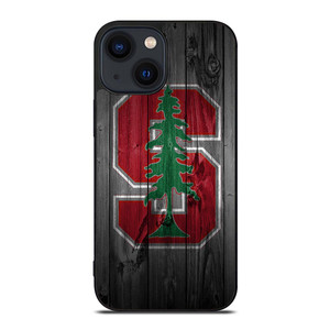 STANFORD CARDINAL WOODEN LOGO iPhone 14 Plus Case