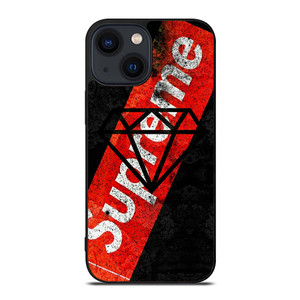SUPREME DIAMOND SUPPLY CO BLACK iPhone 14 Plus Case