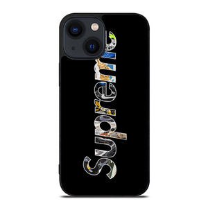 SUPREME NIKE SNEAKERS BLACK iPhone 14 Plus Case SUPREME NIKE SNEAKERS BLACK iPhone 14 Plus Case