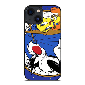 SYLVESTER AND TWEETY CARTOON iPhone 14 Plus Case