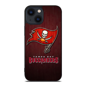 TAMPA BAY BUCCANEERS WOODEN LOGO iPhone 14 Plus Case TAMPA BAY BUCCANEERS WOODEN LOGO iPhone 14 Plus Case