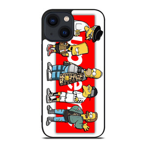 THE SIMPSONS SUPREME HYPEBEAST iPhone 14 Plus Case THE SIMPSONS SUPREME HYPEBEAST iPhone 14 Plus Case