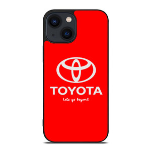 TOYOTA LETS GO BEYOND LOGO RED iPhone 14 Plus Case
