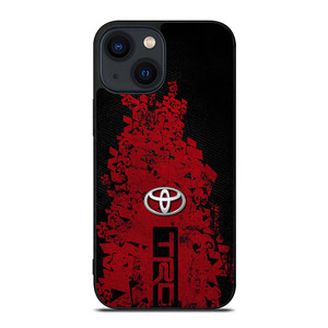 TOYOTA TRD RED CARBON LOGO iPhone 14 Plus Case