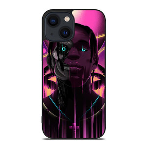 TRAVIS SCOTT RAPPER ART iPhone 14 Plus Case TRAVIS SCOTT RAPPER ART iPhone 14 Plus Case