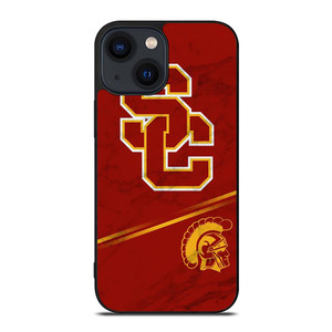 USC TROJANS RUSTY MARBLE iPhone 14 Plus Case