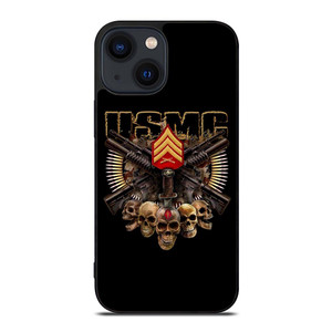 USMC MARINE CORPS SKULL LOGO iPhone 14 Plus Case