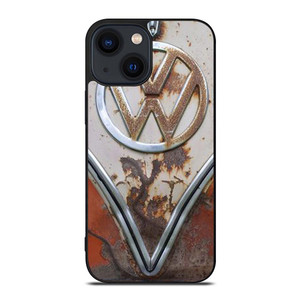 VW VOLKSWAGEN EMBLEM RUSTY iPhone 14 Plus Case VW VOLKSWAGEN EMBLEM RUSTY iPhone 14 Plus Case