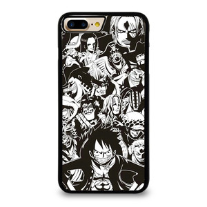 ONE PIECE CHARACTER BLACK WHITE iPhone 7 Plus Case