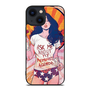 WONDER WOMAN QUOTE iPhone 14 Plus Case WONDER WOMAN QUOTE iPhone 14 Plus Case
