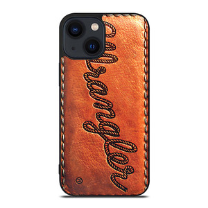 WRANGLER JEANS LOGO LEATHER iPhone 14 Plus Case