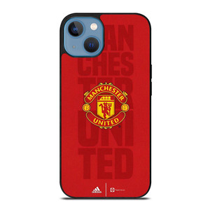MANCHESTER UNITED FC ADIDAS LOGO iPhone 13 Case