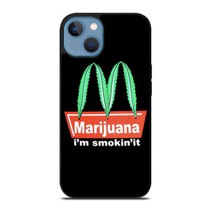 MARIJUANA X MCDONALD FUNNY iPhone 13 Case