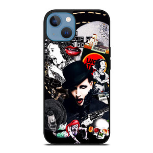 MARILYN MANSON GOTH COLLAGE iPhone 13 Case