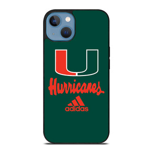 MIAMI HURRICANES GREEN LOGO iPhone 13 Case