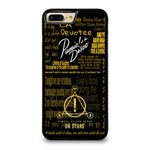 PANIC AT THE DISCO LOGO GOLD iPhone 7 Plus Case