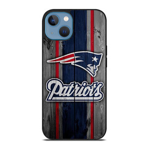 NEW ENGLAND PATRIOTS WOODEN LOGO iPhone 13 Case