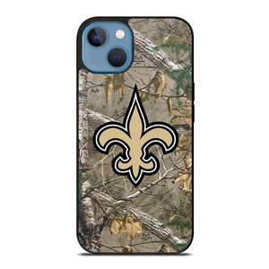 NEW ORLEANS SAINTS CAMO LOGO iPhone 13 Case