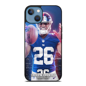 NEW YORK GIANTS SAQUON BARKLEY 26 NFL iPhone 13 Case