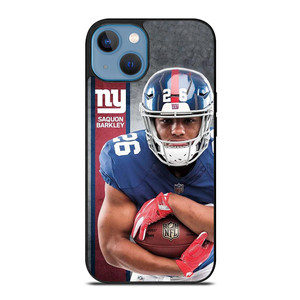 NEW YORK GIANTS SAQUON BARKLEY FOOTBALL iPhone 13 Case NEW YORK GIANTS SAQUON BARKLEY FOOTBALL iPhone 13 Case