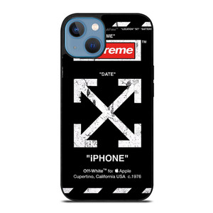 OFF WHITE BLACK SUP iPhone 13 Case