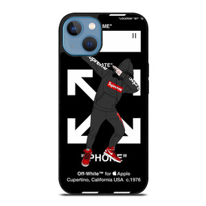 OFF WHITE DAB SUPREME iPhone 13 Case