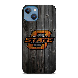 OKLAHOMA STATE UNIVERSITY WOODEN LOGO iPhone 13 Case
