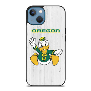 OREGON DUCKS WOODEN LOGO iPhone 13 Case