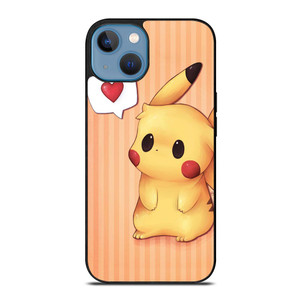PIKACHU POKEMON LOVE SIGN iPhone 13 Case