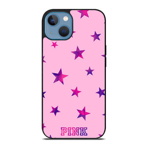 PINK VICTORIA SECRET STARS iPhone 13 Case