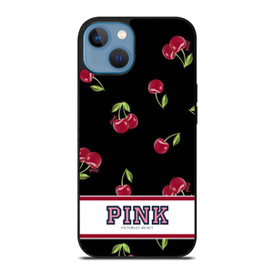 PINK VICTORIA'S SECRET CHERRY iPhone 13 Case PINK VICTORIA'S SECRET CHERRY iPhone 13 Case