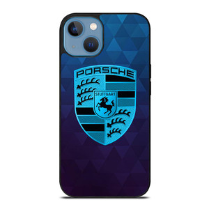 PORSCHE CAR BLUE LOGO iPhone 13 Case
