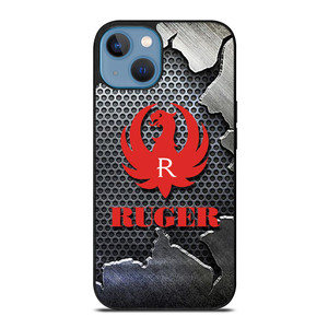 STURM RUGER FIREARM METAL LOGO 2 iPhone 13 Case STURM RUGER FIREARM METAL LOGO 2 iPhone 13 Case