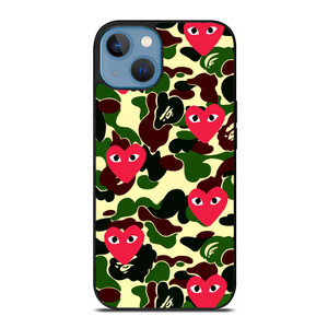 SUPREME BAPE COMME DES GARCONS iPhone 13 Case
