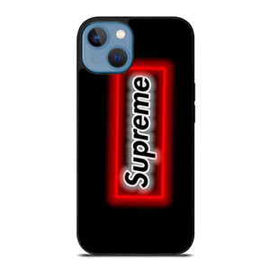 SUPREME LOGO NEON BOX iPhone 13 Case SUPREME LOGO NEON BOX iPhone 13 Case