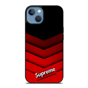 SUPREME RED PATTERN iPhone 13 Case