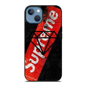 SUPREME X DIAMOND SUPPLY CO BLACK iPhone 13 Case