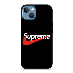SUPREME X NIKE BLACK LOGO iPhone 13 Case SUPREME X NIKE BLACK LOGO iPhone 13 Case