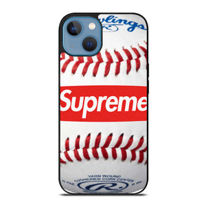 SUPREME X RAWLINGS BASEBALL iPhone 13 Case