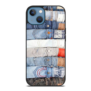 TRUE RELIGION BRAND JEANS COLLAGE iPhone 13 Case TRUE RELIGION BRAND JEANS COLLAGE iPhone 13 Case