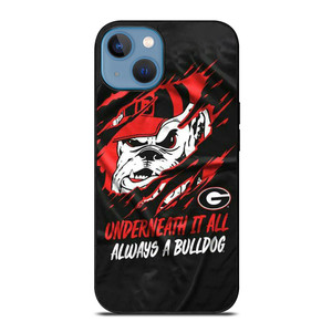 UGA GEORGIA BULLDOGS UNDERNEATH IT ALL iPhone 13 Case UGA GEORGIA BULLDOGS UNDERNEATH IT ALL iPhone 13 Case