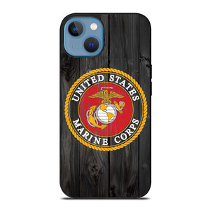 USMC US MARINE CORPS WOOD iPhone 13 Case USMC US MARINE CORPS WOOD iPhone 13 Case