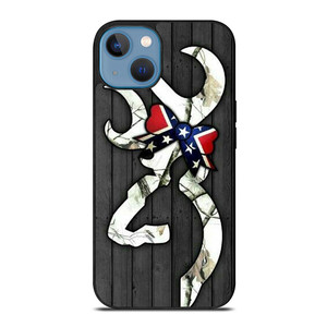 WOODEN CAMO BROWNING LOGO iPhone 13 Case WOODEN CAMO BROWNING LOGO iPhone 13 Case